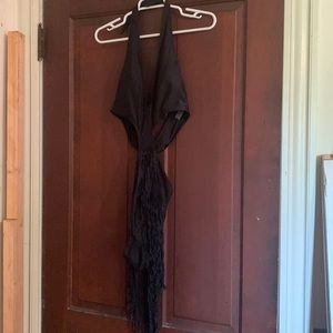 COPY - SHEIN Cut Out One Piece Fringe Bathing Suit